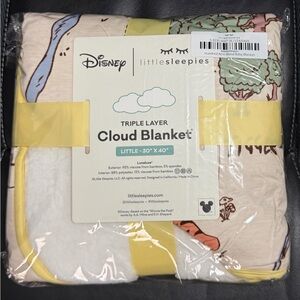 Little Sleepies Disney Pooh Hundred Acre Wood Cloud Baby Blanket